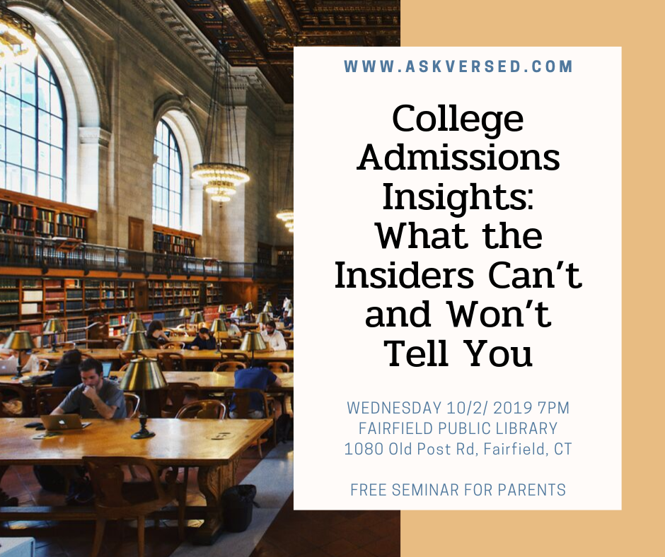 College Admissions Insights Fairfield