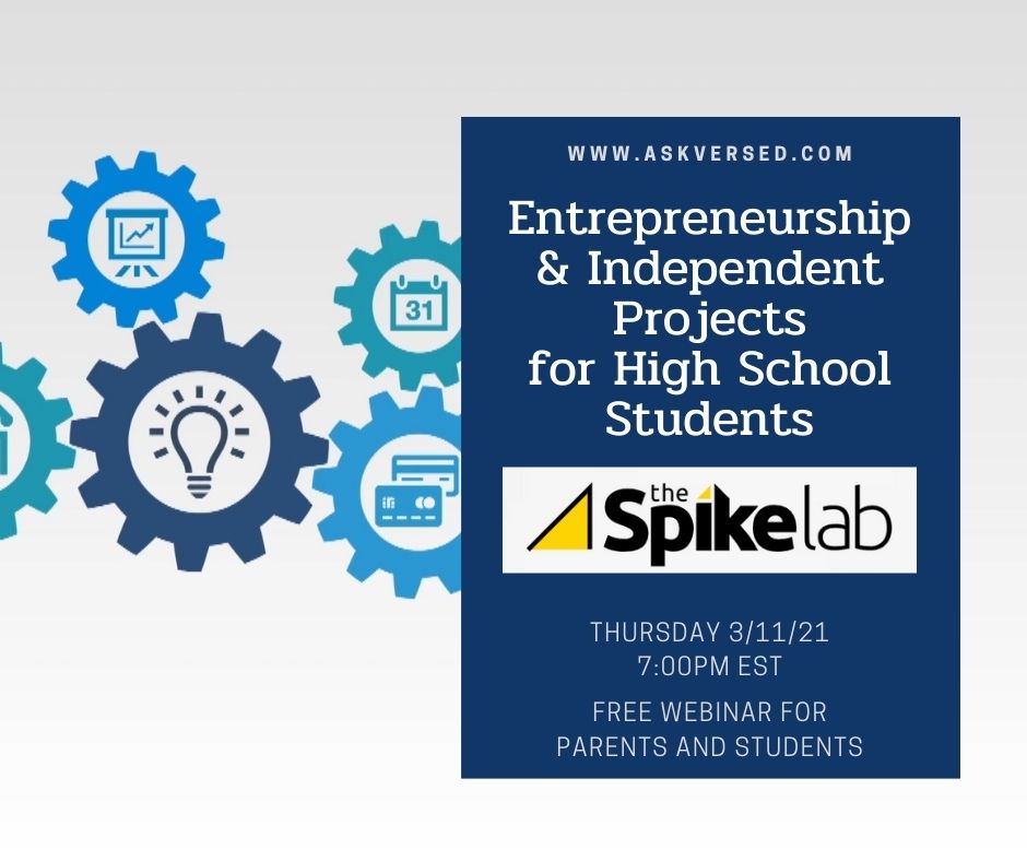 Entrepreneurship and Independent Projects for High School Students