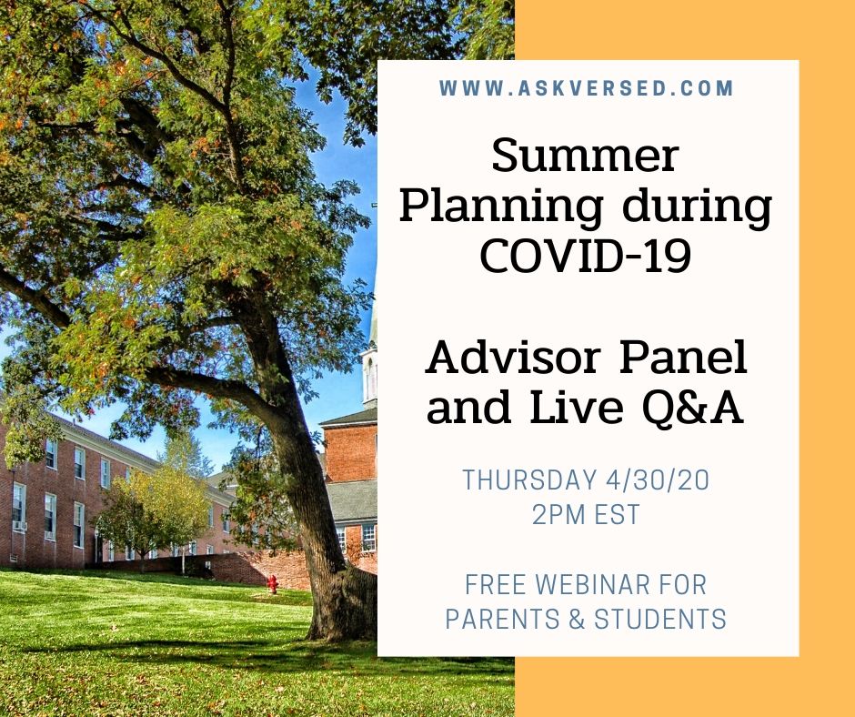 Summer Planning during COVID 19